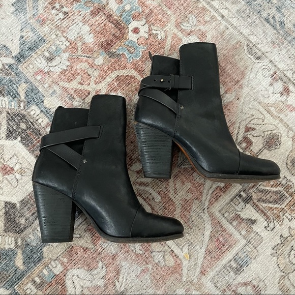 rag & bone | Kinsey Ankle Boots Black EU 37.5 - Picture 3 of 8